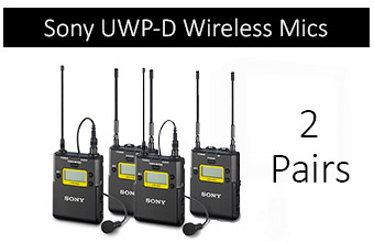 Sony UWP-D Wireless Mics Sony UWP-D Wireless Mics