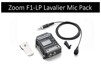 Zoom F1-LP Lavalier Mic Pack Zoom F1-LP Lavalier Mic Pack